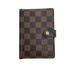 LOUIS VUITTON* Agenda PM_ Damier *eben/--/BRW/ мужской //