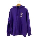 ショッピングsupreme Supreme◆21SS/Swarovski S Logo Hooded Sweatshirt/パーカー/L/コットン/PUP