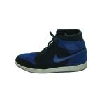 NIKE◆ナイキ/AIR JORDAN 1 RETRO HI FLYKNIT/ブラック/29cm/919704-006