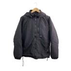 STUSSY◆中綿ジャケット/S/ナイロン/BLK/無地/115460/InsulatedJACKET