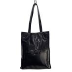 ショッピングエナメル Acne Studios(Acne)◆トートバッグ/エナメル/BLK/無地/C10178