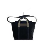 ショッピングスウェード zattu◆マイクロファイバースエード/トートバッグ/スウェード/BLK