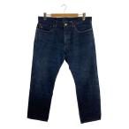 ショッピングVUITTON LOUIS VUITTON◆モノグラムパッチ/LV刺繍/5ポケットデニム/MADE IN JAPAN/ストレートパンツ/38/コットン