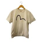 ショッピングEVISU EVISU◆YAMANE/フリースTシャツ/フロントカモメ/Tシャツ/40/ポリエステル/WHT