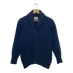 ショッピングショール BONCOURA◆ショールカラー/カーディガン(厚手)/36/ウール/BLK/毛玉有