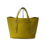 FURLA◆GIOVE/トートバッグ/レザー/YLW/U