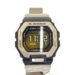 ショッピングラバー CASIO◆腕時計/デジタル/ラバー/ブラック/ホワイト/GBX-100