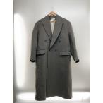 ショッピングzara ZARA◆ナヌーシュカ/ダブル/チェスターコート/L/ウール/GRY/無地/6349/549/500