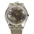 SWATCH◆CLEARLY GENT/クォーツ腕時計/ア�