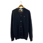 PLAY COMME des GARCONS◆カーディガン(薄手)/XXL/ウール/ブラック/AZ-N024