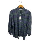 individualized shirts◆長袖シャツ/16/コットン/GRN/チェック