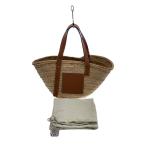 ショッピングカゴバッグ LOEWE◆カゴバッグ/--/BEG//