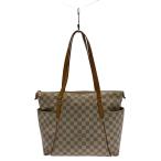 LOUIS VUITTON◆トータリーMM_ダミエ・アズール/PVC/WHT