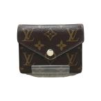 LOUIS VUITTON◆ポルト・フォイユ・ヴィクトリーヌ_モノグラム_/レディース/三つ折り財布/