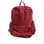 TUMI◆リュック/--/RED/無地/中汚れ/持�