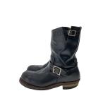 ショッピングエンジニア RED WING◆エンジニアブーツ/UK9.5/BLK//