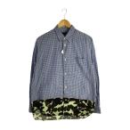 COMME des GARCONS HOMME◆長袖シャツ/M/コットン/ギンガムCK/HI-B002