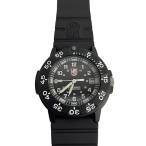 LUMINOX◆SERIES3000 V3/腕時計/アナログ/ラバー/ブラック/ブラック/? NULL ?