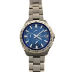 CASIO◆Classic Line/ソーラー腕時計・OCEANUS/ブルー/シルバー/OCW-T3000-2AJ//