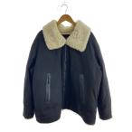 ショッピングschott Schott◆フライトジャケット/--/ポリエステル/BLK/無地/3172040