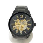 FOSSIL◆自動巻腕時計/アナログ/ステンレス/BLK/BLK/SS/BQ2092