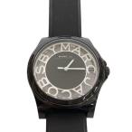 MARC BY MARC JACOBS◆クォーツ腕時計/アナログ/ラバー/BLK/BLK/SS/MBM4019
