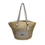 ショッピングカゴバッグ COACH◆カゴバッグ/--/BEG/CJ518