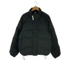 ショッピングstussy STUSSY◆RIP TOP DOWN PUFFER JACKET/ダウンジャケット/M/コットン/BLK/115544