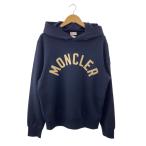 ショッピングmoncler MONCLER◆パーカー/フ-ディー/アップリケ/M/コットン/NVY/H20918G00050809KR