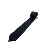 LOUIS VUITTON◆ダミエ/ネクタイ/シルク/BLK/総柄/メンズ/M74139