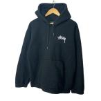 ショッピングFleece STUSSY◆BRONSON POLAR FLEECE HOOD/フリースパーカー/L/BLK/218093