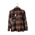 ショッピングネルシャツ PENDLETON◆ネルシャツ/M/ウール/BRW/チェック