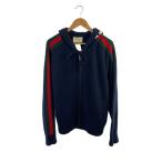 ショッピングgucci GUCCI◆パーカー/XL/ウール/NVY/無地/476631 X5V27
