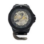 FOSSIL◆自動巻腕時計/アナログ/BLK/BLK/BQ2679