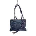 ショッピングmoncler MONCLER◆ショルダーバッグ/羊革/BLK//