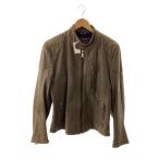ショッピングGABBANA DOLCE&GABBANA◆シングルライダースジャケット/48/レザー/KHK/G9E88L