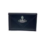 ショッピングVivienne Vivienne Westwood◆3つ折り財布/レザー/BLK/無地/レディース