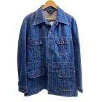 Lee◆70s/カバーオール/ブッシュジャケット/LL/USA製/デニム/IDG