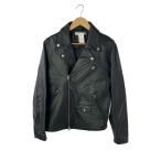 URBAN RESEARCH◆ダブルライダースジャケット/L/羊革/BLK/無地/UR76-17H002//
