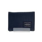 PORTER* чехол для пропуска / хлопок /BLK/ полоса / мужской 