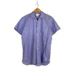 COMME des GARCONS SHIRT◆半袖シャツ/S/コットン/ブルー/ドット/S26069