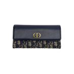 Christian Dior◆長財布/--/BLK/総柄/レディース