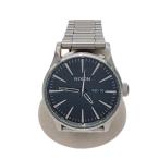 ショッピングnixon NIXON◆クォーツ腕時計/アナログ/--/BLK/SLV/SS