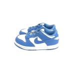 NIKE* Kids обувь /15cm/ спортивные туфли / кожа /BLU/DUNK LOW/CW1589-103