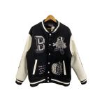 ショッピングスタジャン Blackeyepatch◆スタジャン/XL/ウール/BLK