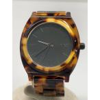 ショッピングnixon NIXON◆クォーツ腕時計/アナログ/--/GRY/BRW