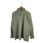 EVISU◆長袖シャツ/1/コットン/GRN/チェック