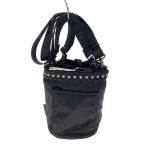 ショッピングPORTER MACKINTOSH◆×PORTER/ショルダーバッグ/ナイロン/BLK/ANNAN BUCKET STUDS