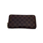 ショッピングダミエ LOUIS VUITTON◆長財布/--/BRW/メンズ/ダミエ ジッピーウォレットラウンドファスナー