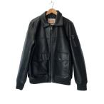 Levi’s◆レザージャケット・ブルゾン/M/レザー/BLK/a7753-0001